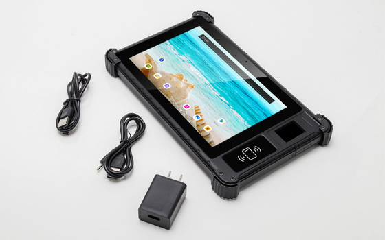 خرید ضد آب IP65 چهار هسته ای 2.0 2 گیگابایت رم 32 گیگابایت ROM مقاوم تبلت PC Fingerprint NFC online manufacture